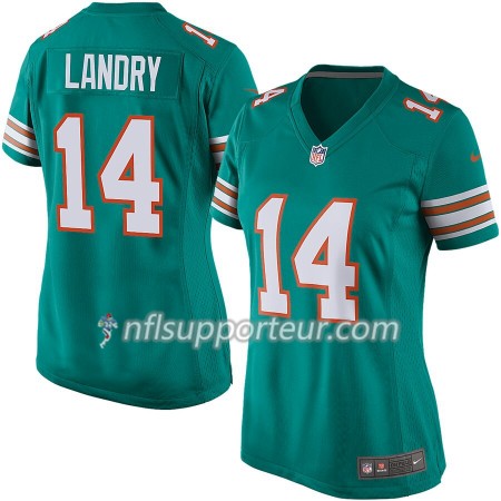 Maillot Femme Miami Dolphins Jarvis Landry 14 Nike Aqua 